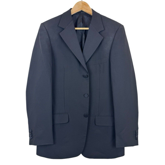 Gucci Black Three Button Blazer Sports Tux Jacket Men’s Size 40R Made Italy *SEE - Picture 1 of 9